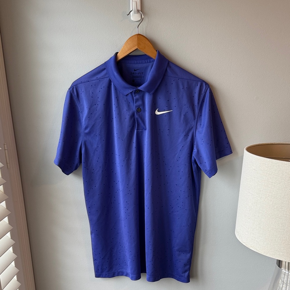 Nike Dri-Fit Men’s‎ Polo Royal Blue/Purple